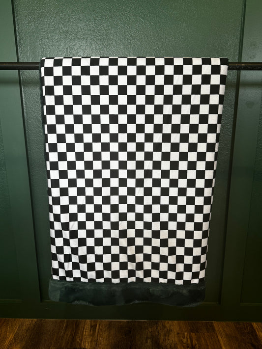 Hide Spruce B&W Checkerboard